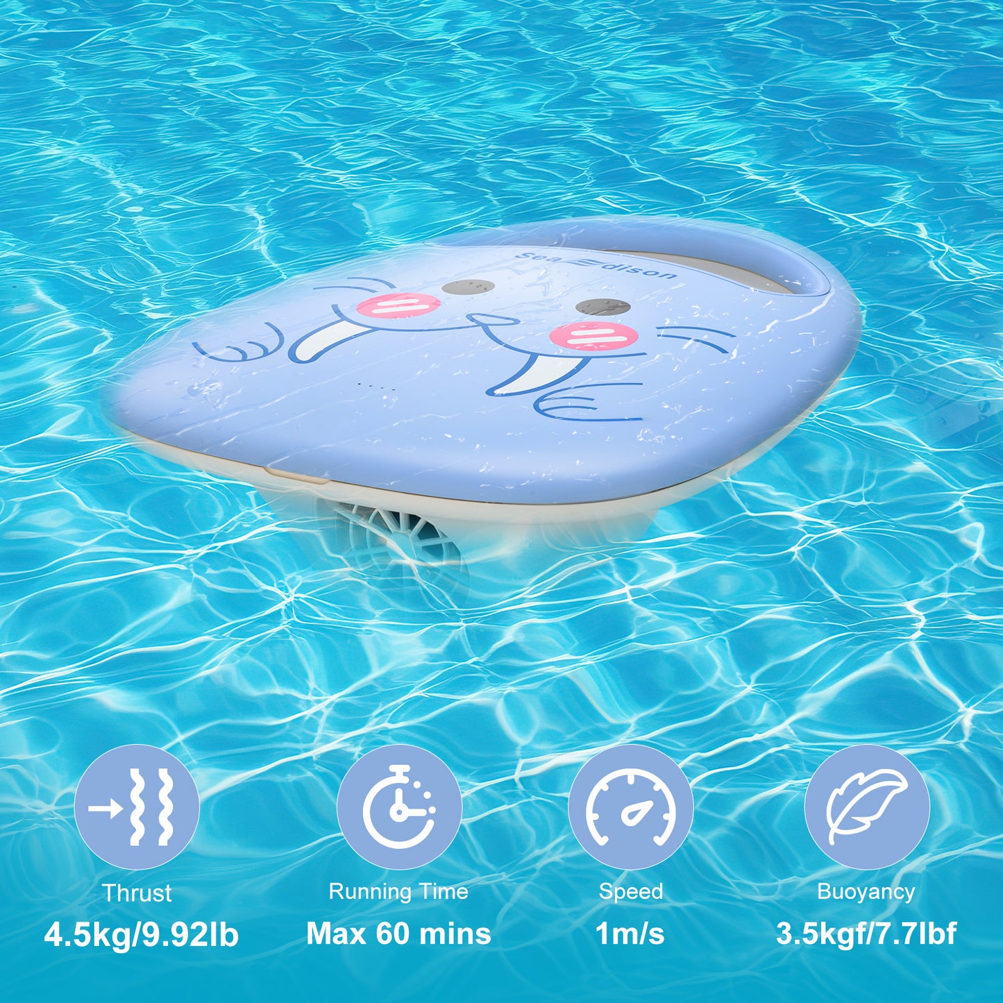 S6 Beginner-Friendly Kids Underwater Scooter with Buoyancy Aid